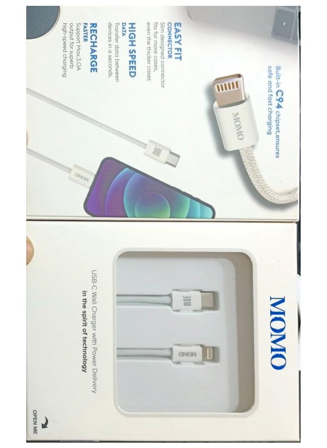 Momo USB Lightning Charger Cable 30W - pzsku/Z6CFC0D500F68171E4EACZ/45/_/1733833613/e3d8b928-a441-48b4-9c81-d8a653187e50