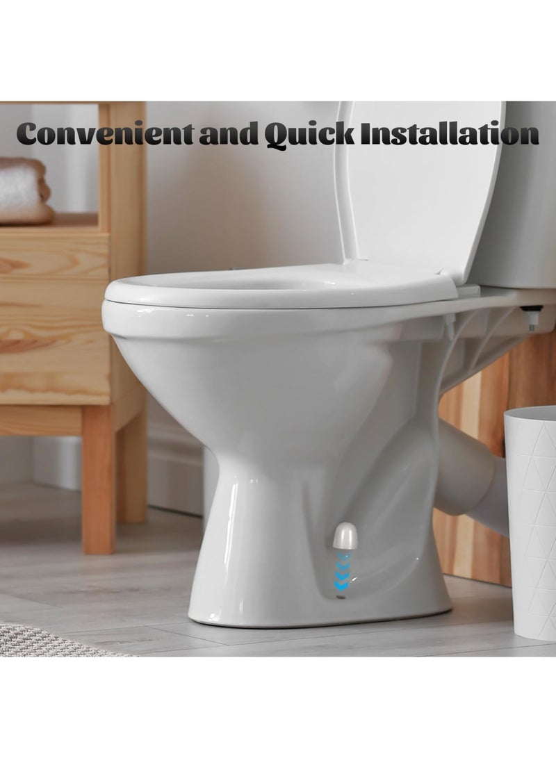 سيوسي 16 Pieces Universal Toilet Bolt Caps, Round Plastic Push-On Toilet Bowl Bolt Covers, 1.44 Inch Height, Easy to Install, Durable and White Toilet Caps for Toilet Bowl Bottom Protection - Image 5