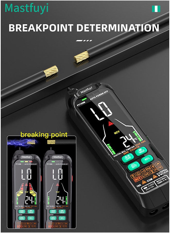 Generic FY159B Digital Intelligent Multimeter, Fully Automatic Portable Multimeter, Digital Display Multimeter  - Image 4