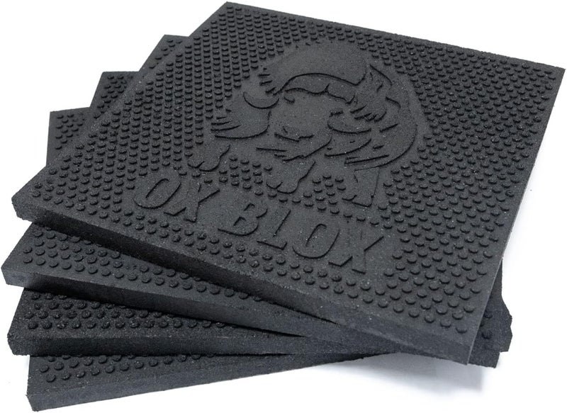 EKON 4-Pack RV Leveling Jack Stand Pads 12x12x0.75 - Slip-Resistant Stabilizing Pads for RVs, Campers, and Trailers - Image 1