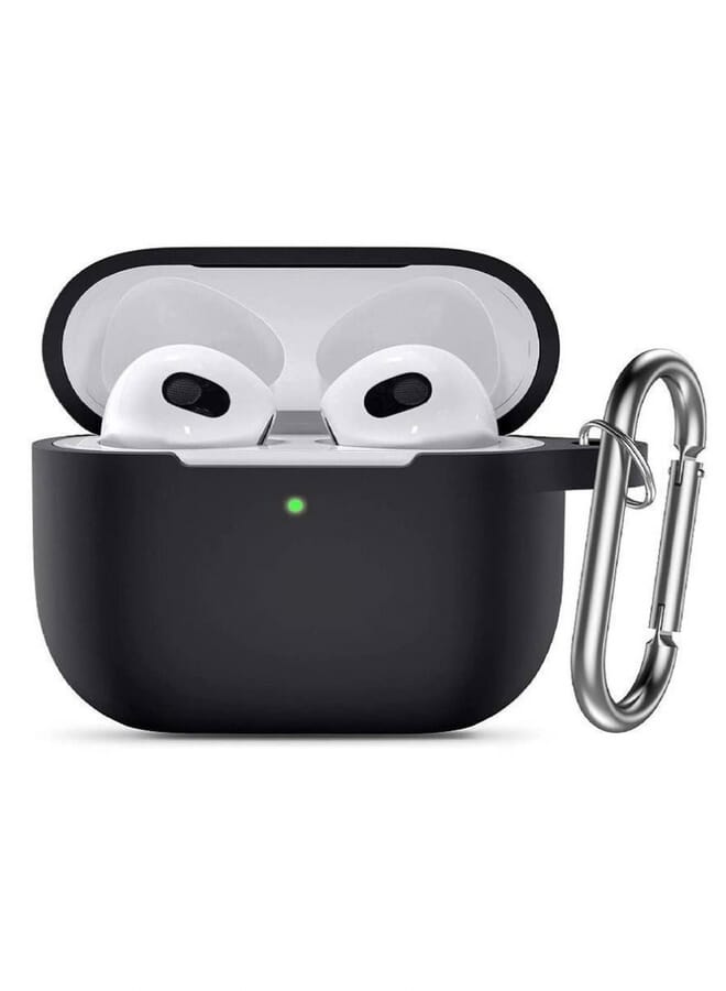 Silicone Protective Case Cover For Apple Airpods 3 3Rd Generation Black