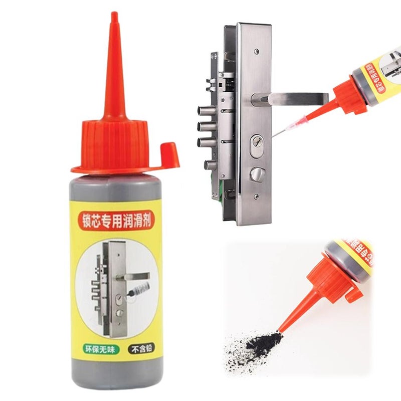 Lock cylinder lubricant, pencil powder, anti-theft door lock, car lock, door and window guide rail, keyhole, ultra-fine graphite powder lubricant, lead powder - Image 2