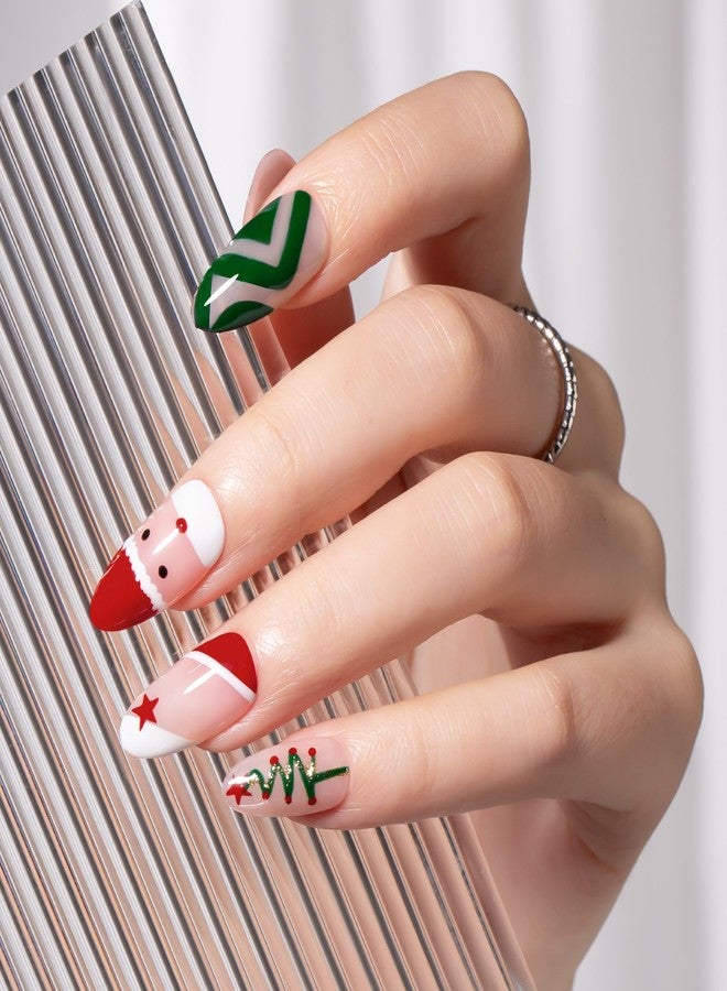 MAYCHAO طلاء أظافر جل مايشاو الأخضر المت swirl، 8 مل لون جل أخضر كلاسيكي لعيد الميلاد مع فرشاة رفيعة مدمجة، علاج ضوء UV لأطراف الأظافر الفرنسية، مانكير DIY في المنزل صالون - Image 3