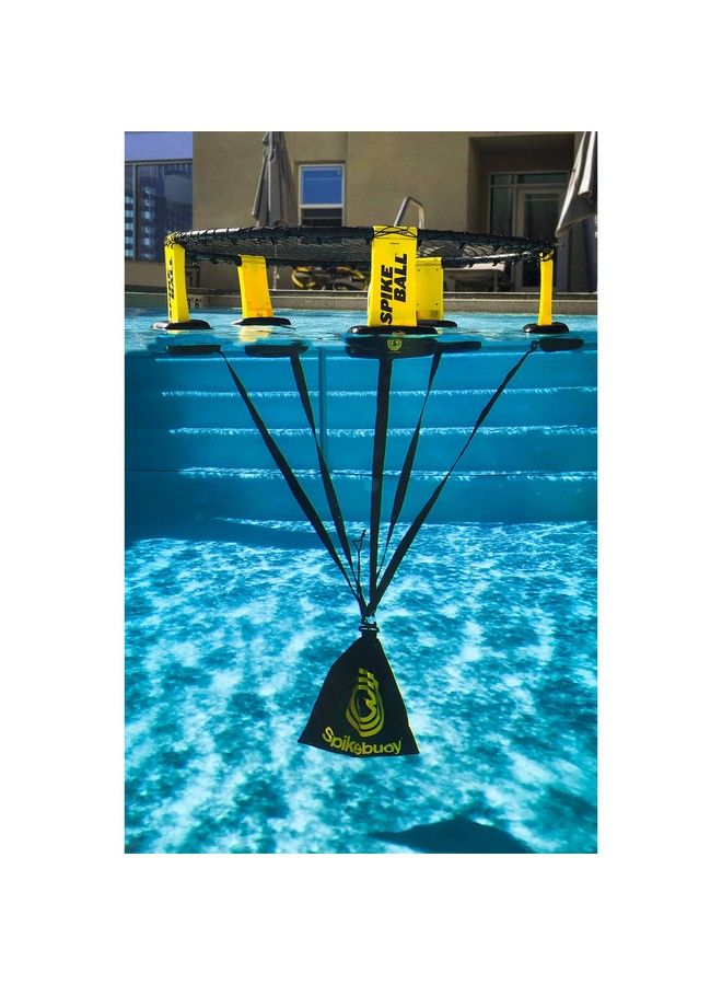 Spikebuoy On Water Accessory Play In The Pool Or At The Beach Use With Standard And Pro Sets Includes Leg Floats And Anchor Bag
