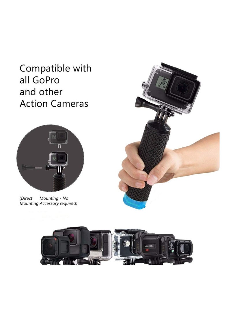 AROAQ Waterproof Monopod Floating Han, Underwater Diving Selfie Stick Pole, Camera Handler & Handle Mount Accessories Kit for Water Sport and Action Camera - Image 2