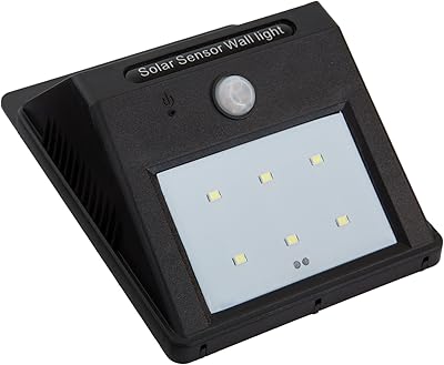 Everyday Home Everyday Home Solar Powered LED Security Light - Motion Activated Energy Saving Outdoor Weatherproof Wall Security  - Image 1