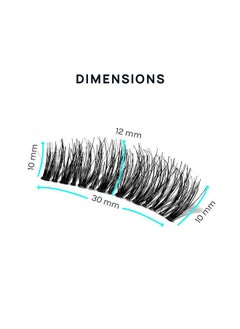 AOA STUDIO 6 Pairs Luella Natural Handmade False Eyelashes With Glue And Tweezer Reusable Fake Eyelashes 100 Percent Handmade Cruelty Free  - Image 3