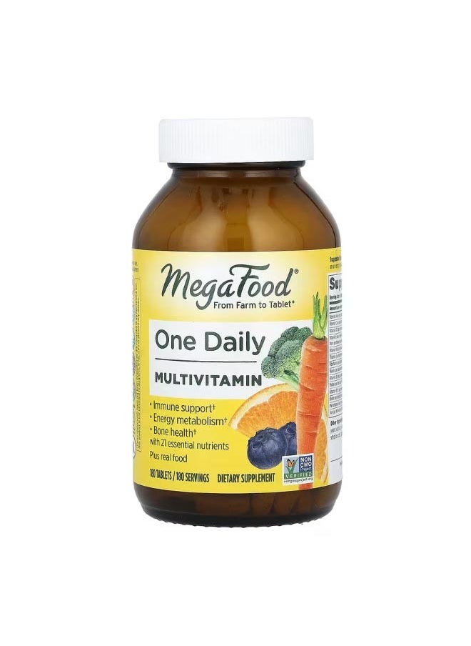 MegaFood One Daily Multivitamin 180 Tablets  - Image 1