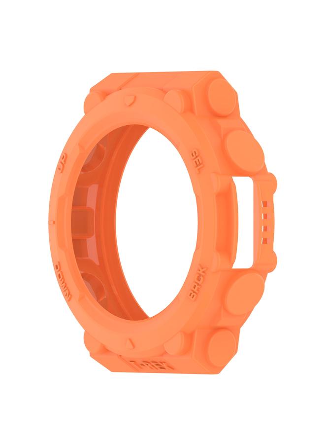 إيروريكس جراب ساعة Amazfit T-Tex 2 الواقي المقاوم للصدمات من مادة TPU (برتقالي) - Image 2