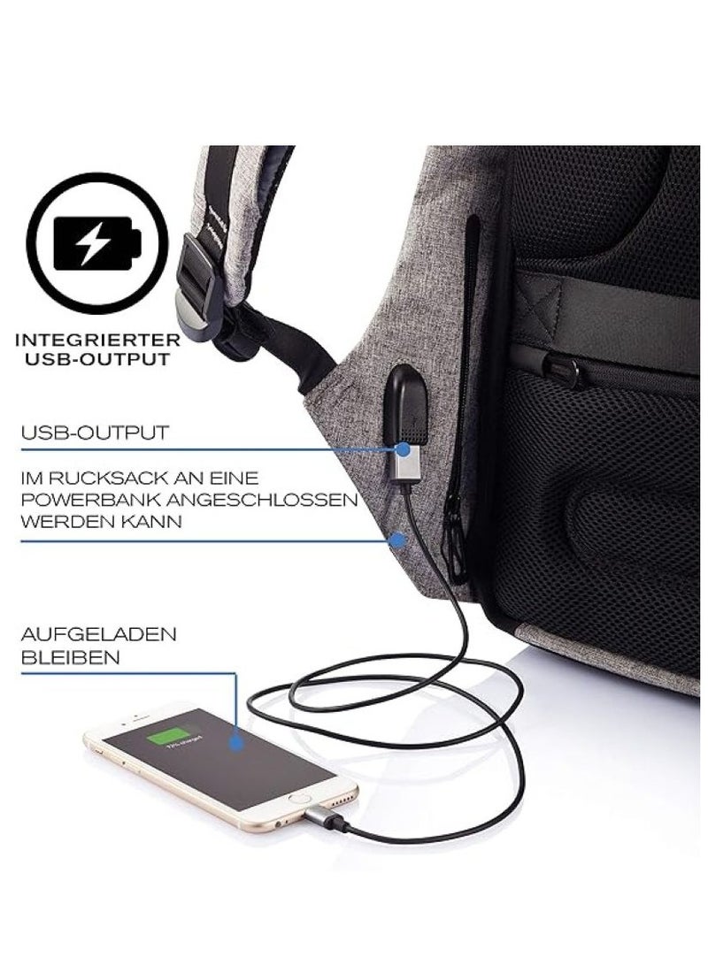 XDDesign Bobby XL 17" Anti-Theft Laptop Backpack with USB Port  man & Woman - Image 3