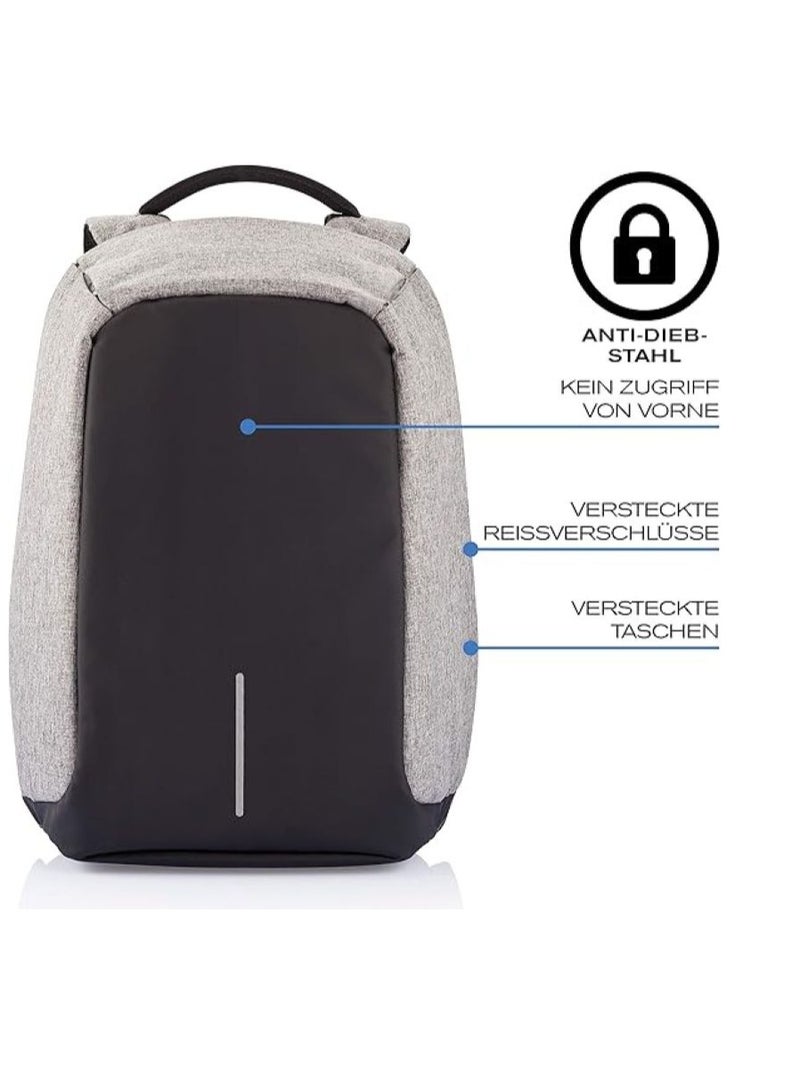 XDDesign Bobby XL 17" Anti-Theft Laptop Backpack with USB Port  man & Woman - Image 4
