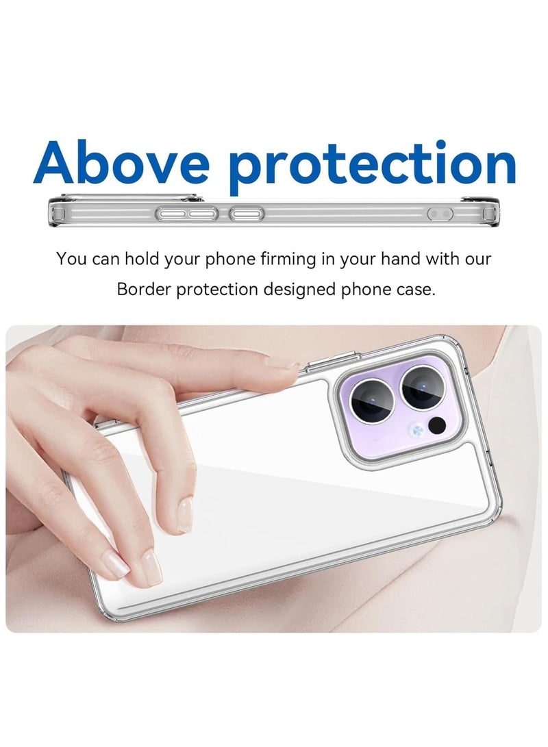 CHAPPELINE Oppo Reno13 F 4G/5G 2025 AIRBAG CASE Series Premium Transparent Airbag Shockproof Anti-Yellowing with Free Iron Plate Case Cover - Clear - Image 3