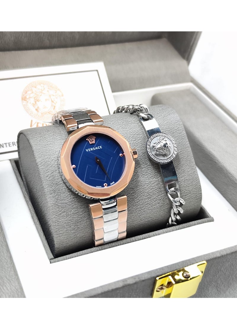 VERSACE - Luxury and beautiful second-class Versace women's watch set - Image 1