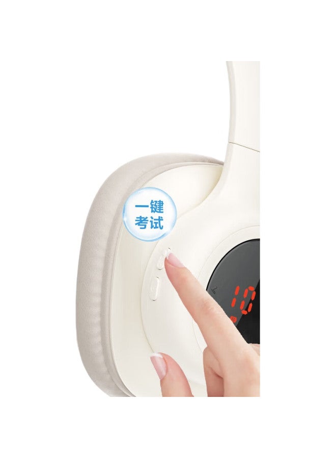 Deli Headset For Cet-4 And Cet-6, Wireless Frequency-Adjustable Earphones For Online Classes, Aux Input, For Students, Black, Lt550 - Image 2