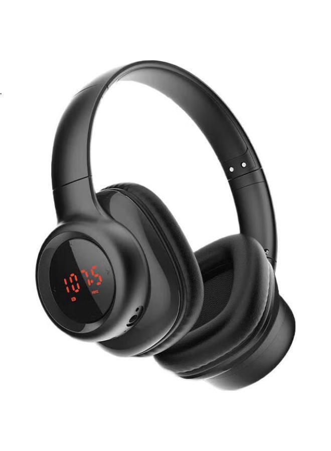 Deli Headset For Cet-4 And Cet-6, Wireless Frequency-Adjustable Earphones For Online Classes, Aux Input, For Students, Black, Lt550 - Image 3