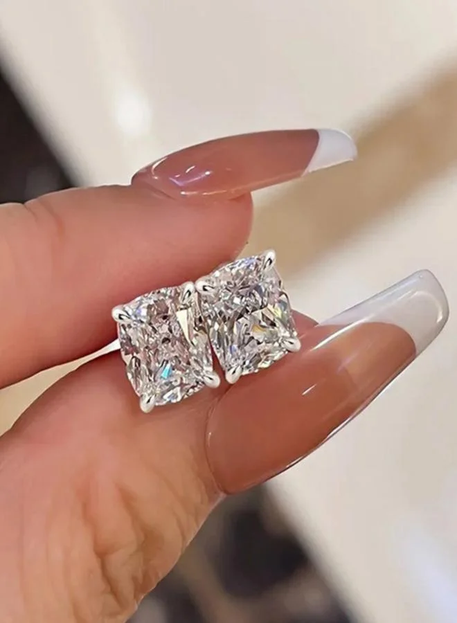 Take Two Cushion Cut Stud Earrings