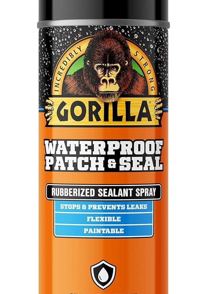Gorilla رذاذ غوريلا المقاوم للماء ومانع التسرب - 16 أونصة أسود - Image 1