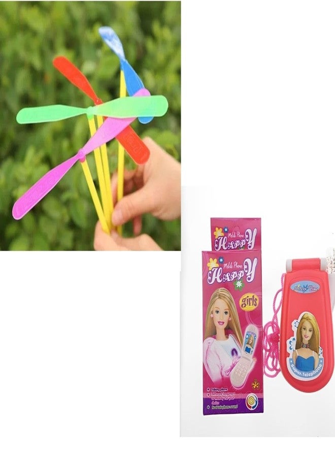 WAAOME® (1 PCS Musical Mobile Toys + 20 Pcs Air Flying Toys) Flying Hand Sppinner Toys with Assorted Vibrant Colors, (AB19) - Image 1