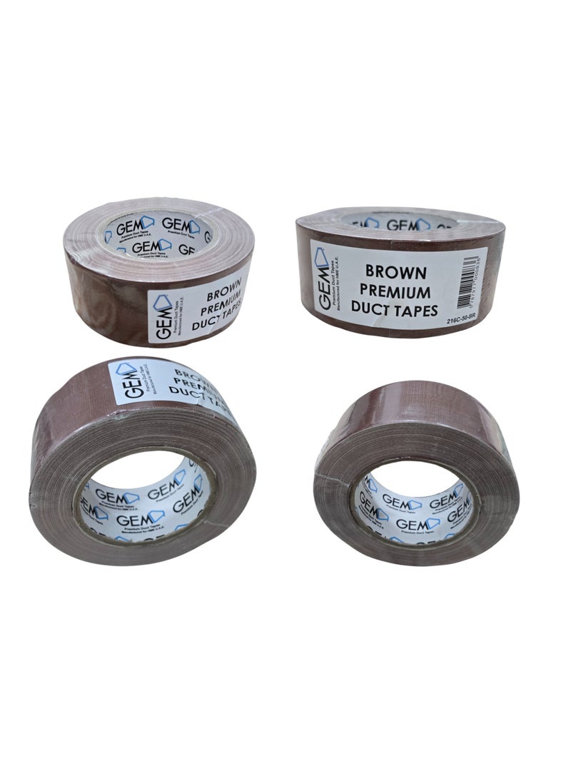 GEM - Premium Duct/Cloth Tapes 50mmx25M (BROWN) - Image 5
