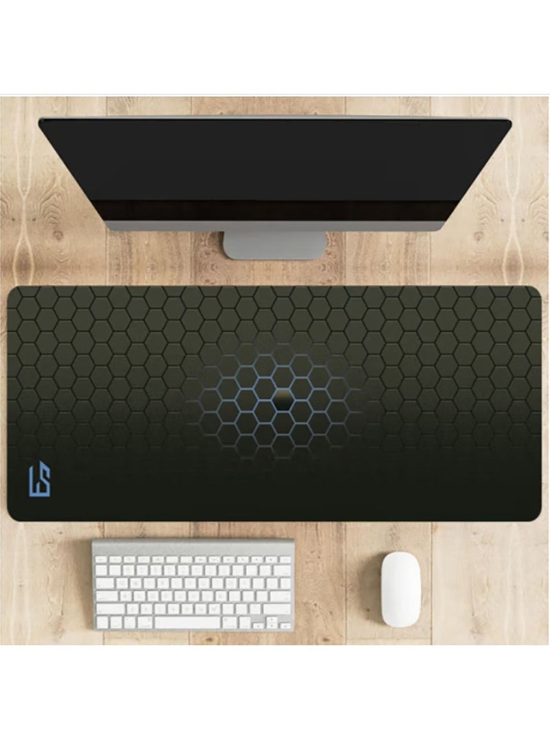 Jingke Oversized 31.5 x 11.8 x 0.12 inch Gaming Mouse Pad, Thickened, Precision Lock Edge, Gift Box Barrier Black - Image 3
