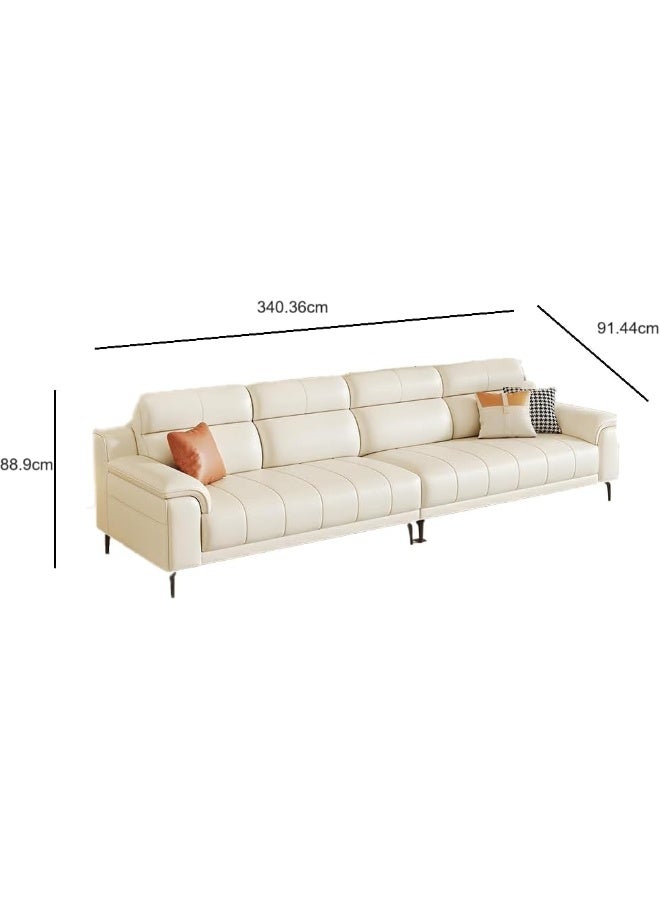 Comfynest Modern Pine Wood Frame Standard Sofa with Foam Cushions  - Image 2