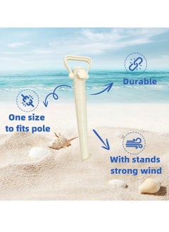 SYOSI Beach Tent and Umbrella Sand Anchor, 2 Pcs Plastic Sun Shelter Stand Holder, Ground Anchors for Camping, Hiking, Canopy, Rain Tarps, Tent Stakes  - Image 4