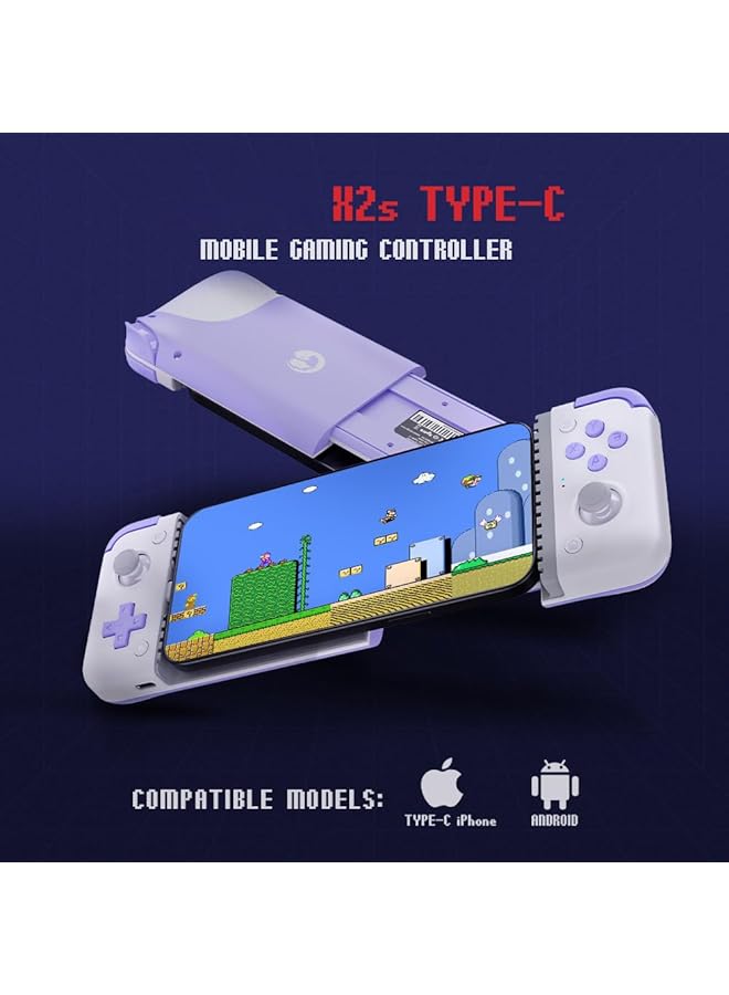 KASTWAVE X2S Type C Mobile Gaming Controller For Android And Iphone 15 Series (Usb C) Phone Controller With Hall Effect Joysticks Play Xbox Playstation Call Of Duty Genshin Impact  - Image 2