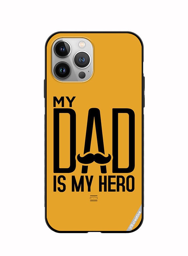 VR CREATIVE Protective Case Cover For Apple iPhone 12 Pro Max My Dad Is My Hero Design Multicolour - Image 1