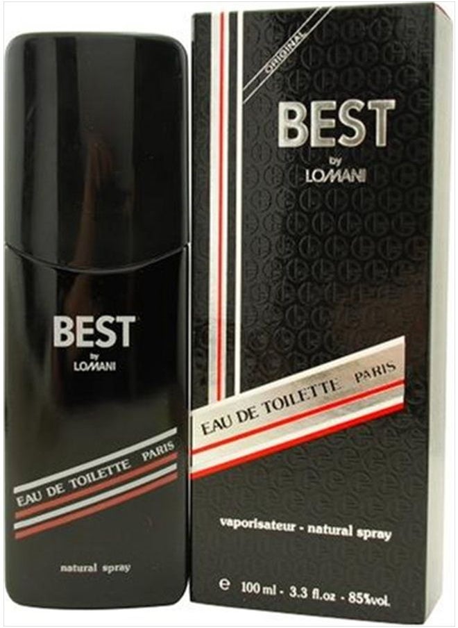 Lomani Best Eau de Toilette Spray for Men, 3.3 Ounce 