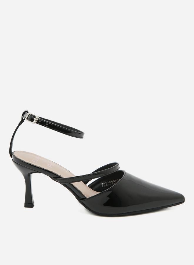 سنيك ايه بيك صندل بكعب رفيع ومقدمة مدببة - Image 5