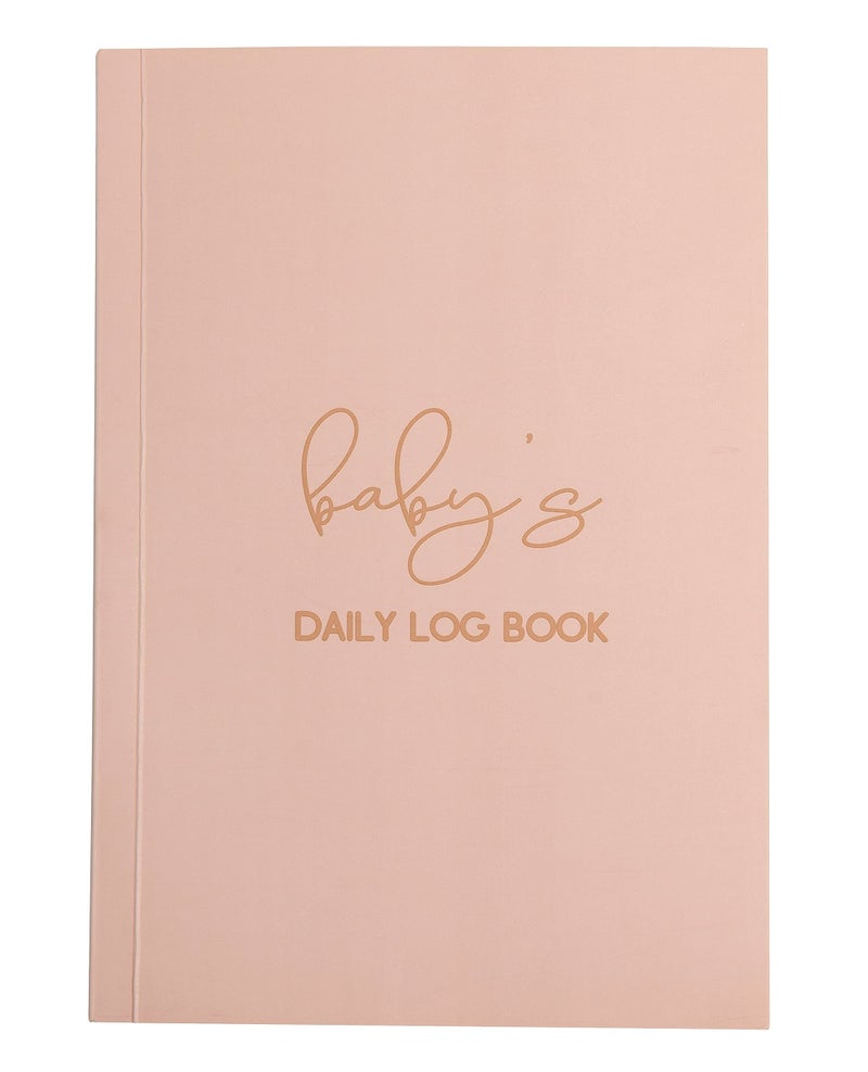 Pearhead Baby Daily Log Book, Fill in Pages, Track Your Newborn Baby’s Schedule, Daily Tracker for New Parents, Keepsakes for New Moms - Image 1