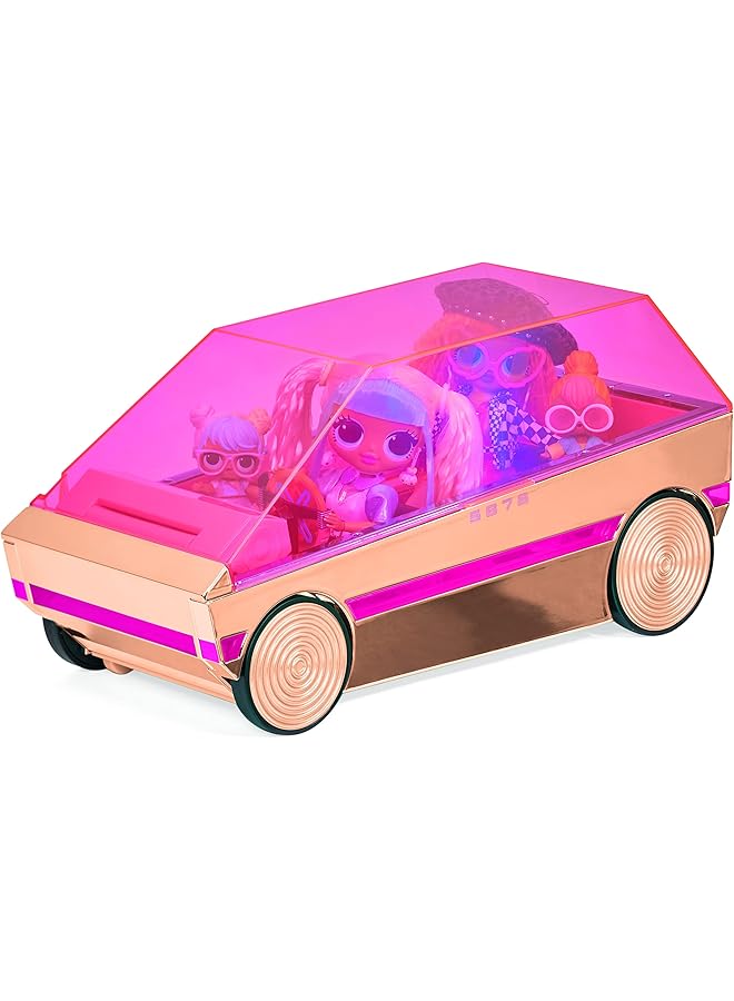 L.O.L. SURPRISE! 3 In 1 Party Cruiser Car With Pool Dance Floor And Magic Black Lights 118305Euc - Image 1