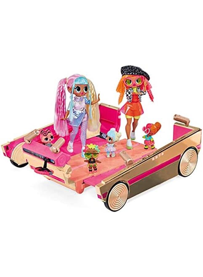 L.O.L. SURPRISE! 3 In 1 Party Cruiser Car With Pool Dance Floor And Magic Black Lights 118305Euc - Image 4
