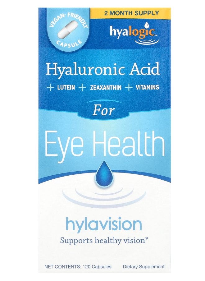 Hyalogic - Hylavision Hyaluronic Acid + Lutein + Zeaxathin + Vitamins 120 Capsules - Image 1