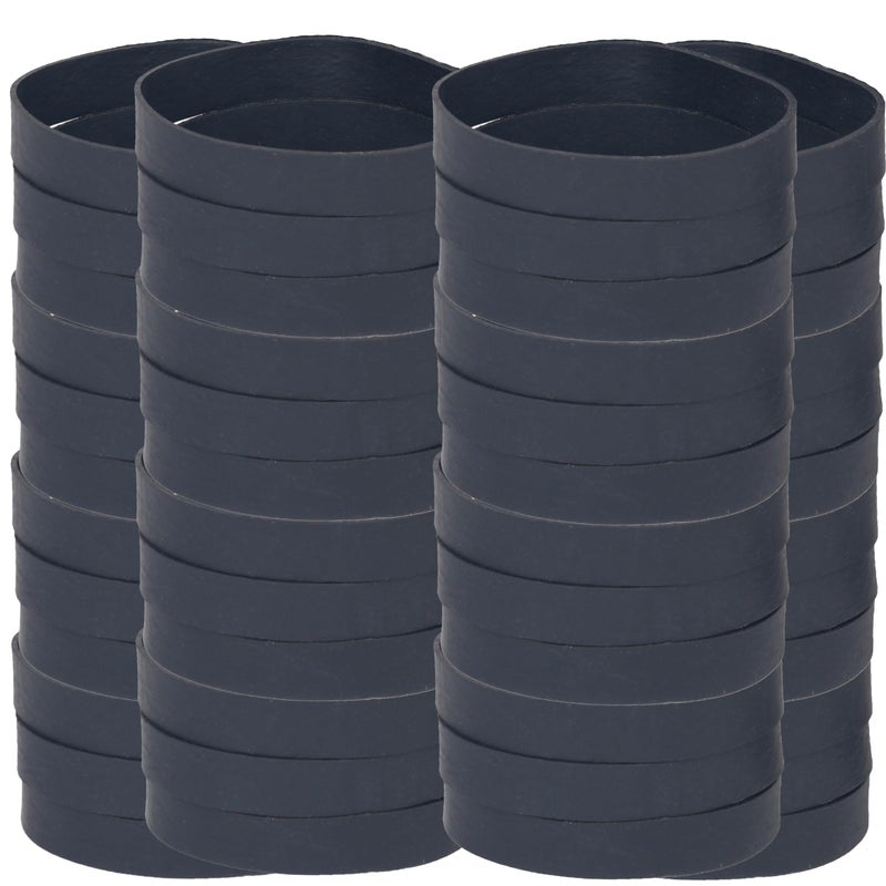 Foshine Tactical Rubber Bands Size #84,Elastic Band Black 50Pcs Heavy Duty Wide For Office Home Supplies (3-1/2" x 1/2'') - Image 5