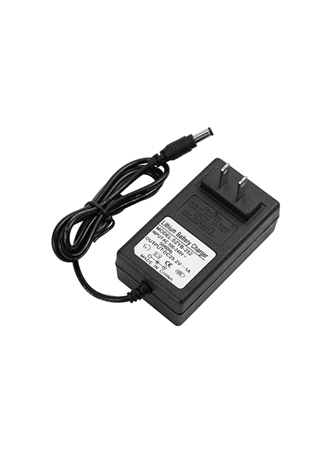 promass 25.2V 1A Battery Power Adapter, 25.2V 1000mA Power Supply Adapter with Multiple Protections, LED Indicator, Wide Adaptability for Headlamps/Toy Cars/Balance Bikes (UK Plug) - Image 5