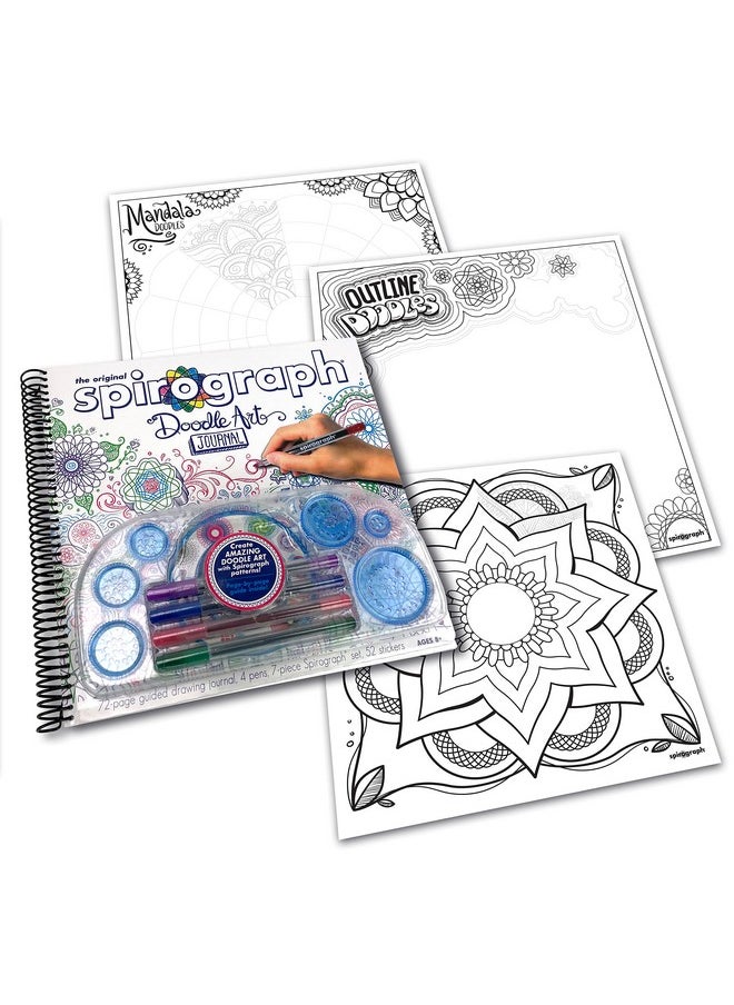 Spirograph Spirograph - Doodle Art Journal - Activity Drawing Kit - with Guided Drawing Templates for Kids 8+  - Image 2