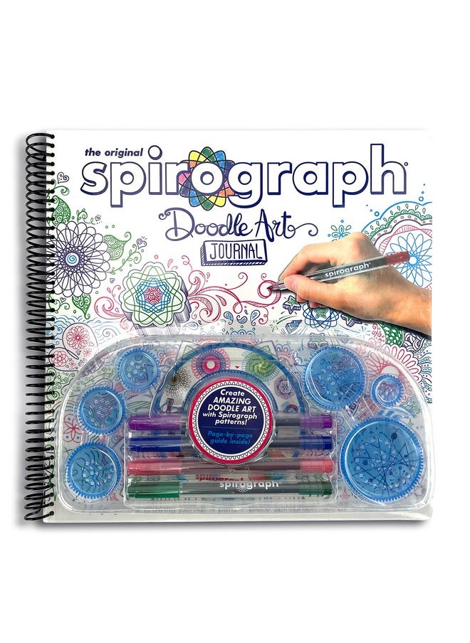 Spirograph Spirograph - Doodle Art Journal - Activity Drawing Kit - with Guided Drawing Templates for Kids 8+  - Image 1