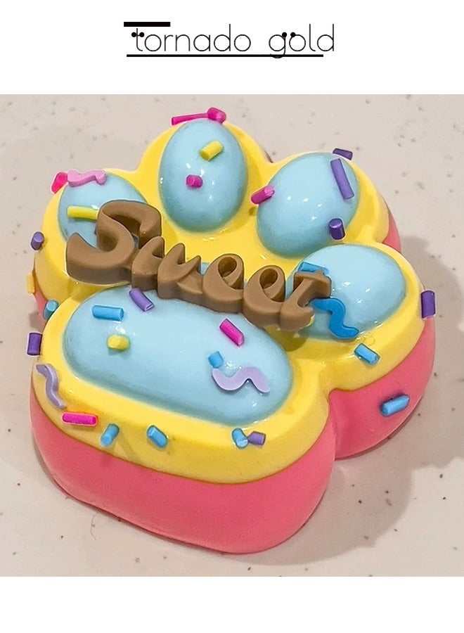 تورنيدو جولد لعبة إسفنجية لعبة ظريفة ثلاثية الألوان قطة قرصة عصا العصارة لعبة غريبة ألعاب إحساسية - Image 1