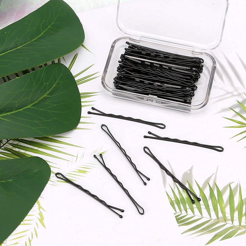 AIEX 50Pcs Hair Pins Kit Hair Clips Secure Hold Bobby Pins Hair Clips for Women Girls and Hairdressing Salon (Black) - Image 4