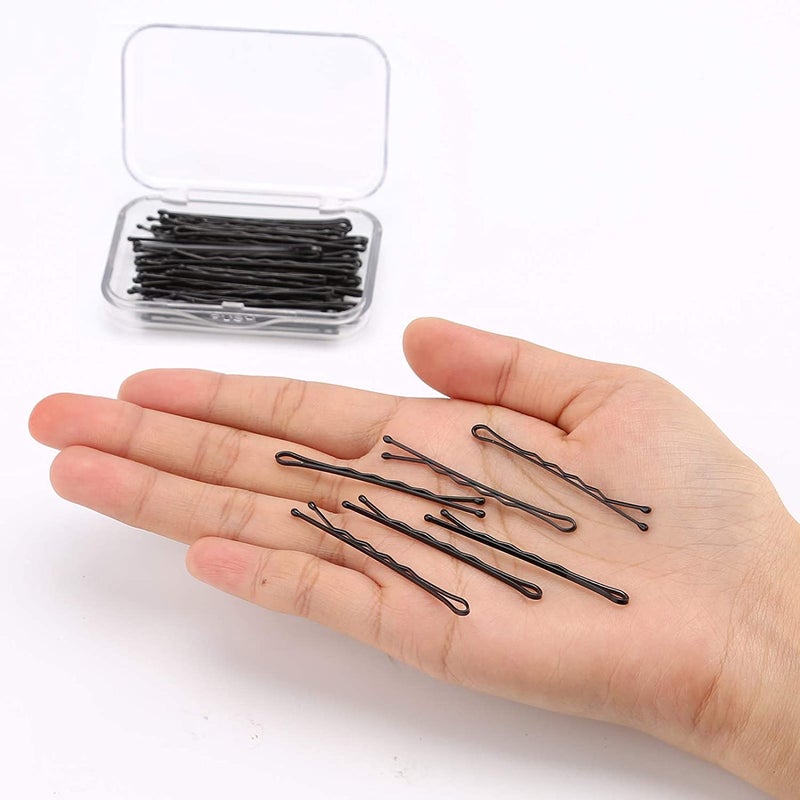AIEX 50Pcs Hair Pins Kit Hair Clips Secure Hold Bobby Pins Hair Clips for Women Girls and Hairdressing Salon (Black) - Image 3