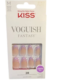 KISS Voguish Fantasy FV21C Size M 28Nails  - Image 2
