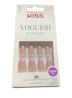KISS Voguish Fantasy FV21C Size M 28Nails  - Image 1