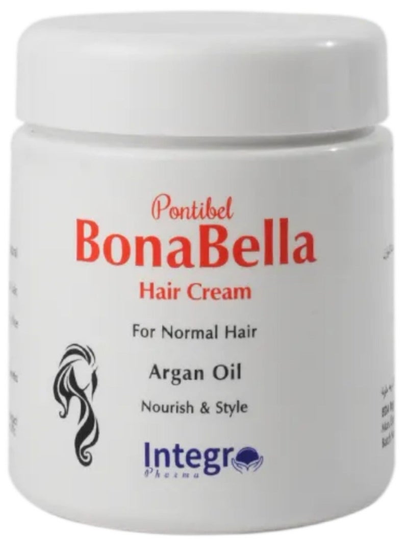 بونا بيلا كريم بونا بيلا للشعر العادي بزيت الأرجان / تغذية وتصفيف 200 جم - Image 1