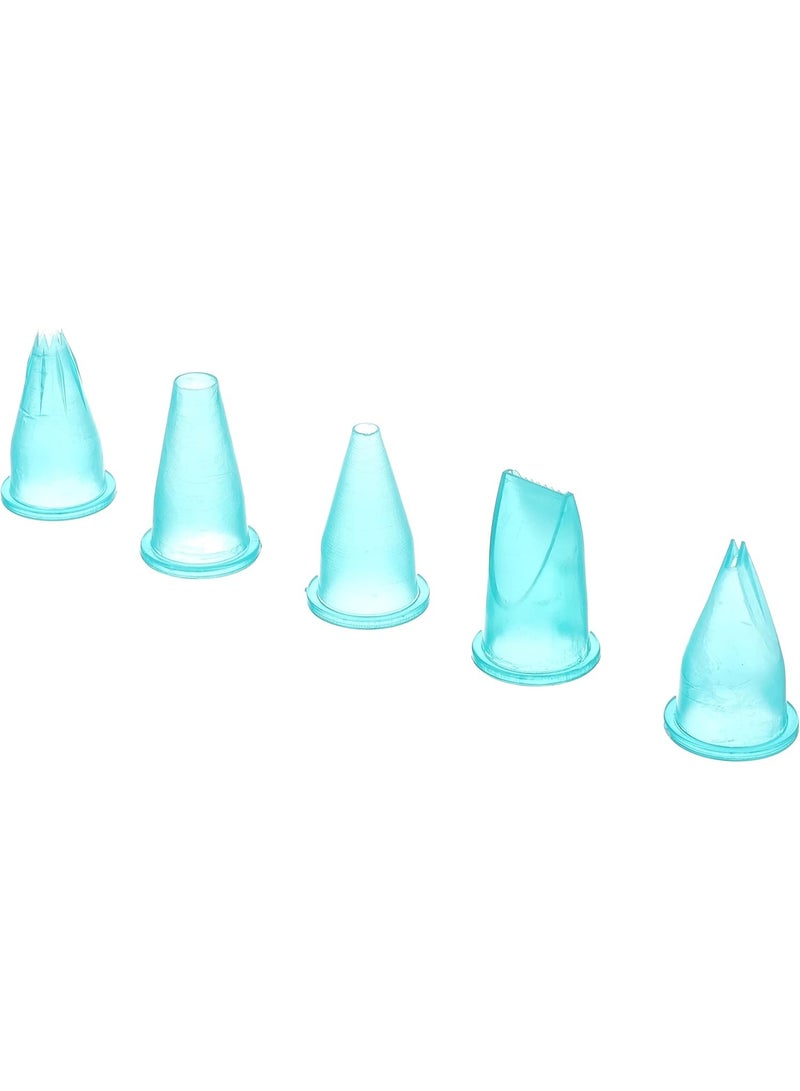 كيس تزيين الحلويات سيليكون مع 6 اطراف مختلفة - Image 3