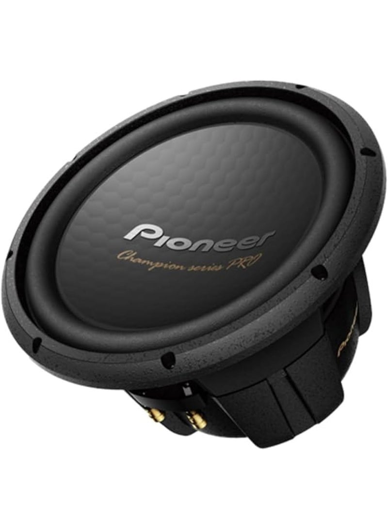 بايونير مضخم صوت Pioneer TS-W3004D4 من سلسلة Champion الاحترافية، بقوة 2400 واط كحد أقصى/800 واط RMS، مقاس 12 بوصة - Image 1
