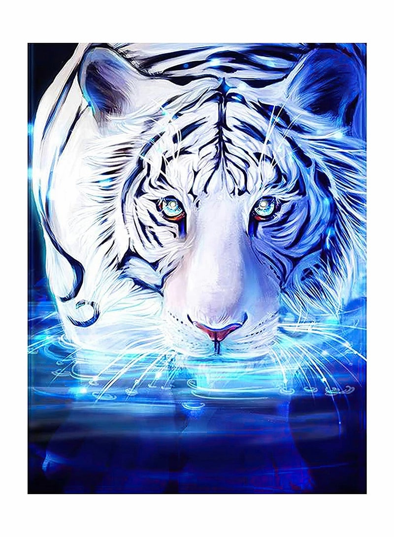Diamond Painting Kits for Adults 5D DIY Tiger Diamond Art Paint with Round Diamonds Full Drill Gem Art Kit for Home Wall Decor - Image 1