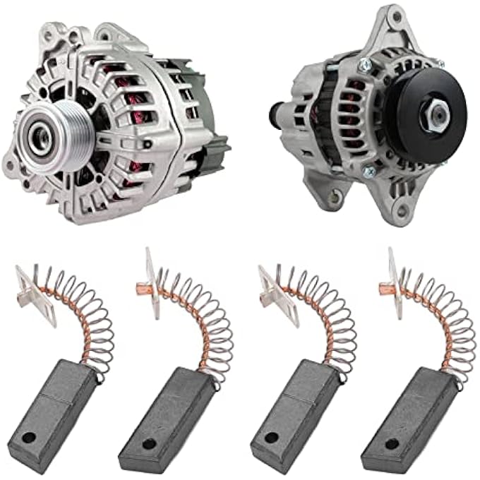 POENVFPO Metal Alternators Brush Set Durable Replacement Fit for IR IF, Ideal for Professional Installation, 4PCS for Auto Repair Shop - Image 5