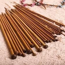 Maharsh 36 pcs 18 Size Wood Knitting Needle Set 25cm or 35 cm Small to Large 2-10mm, Sturdy Round Blunt Yarn Knitting Needles Tool Kit - Image 2
