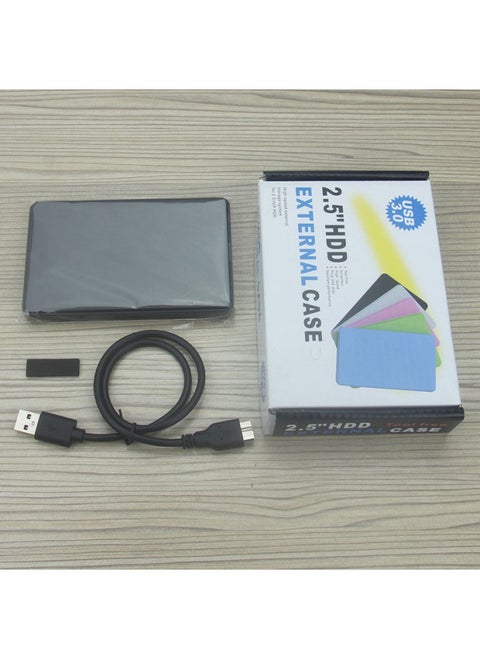 Usb3.0 Tool-free 2.5-inch Sata Serial Port Mechanical Solid State Drive External Mobile Hard Drive Box No Screws Required-Color:U25Q730M-BP-no Leather Case White